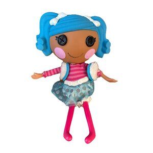 Lalaloopsy Doll MGA 2009 Blue Hair Button Eyes Outfit 11” Pre-Owned
